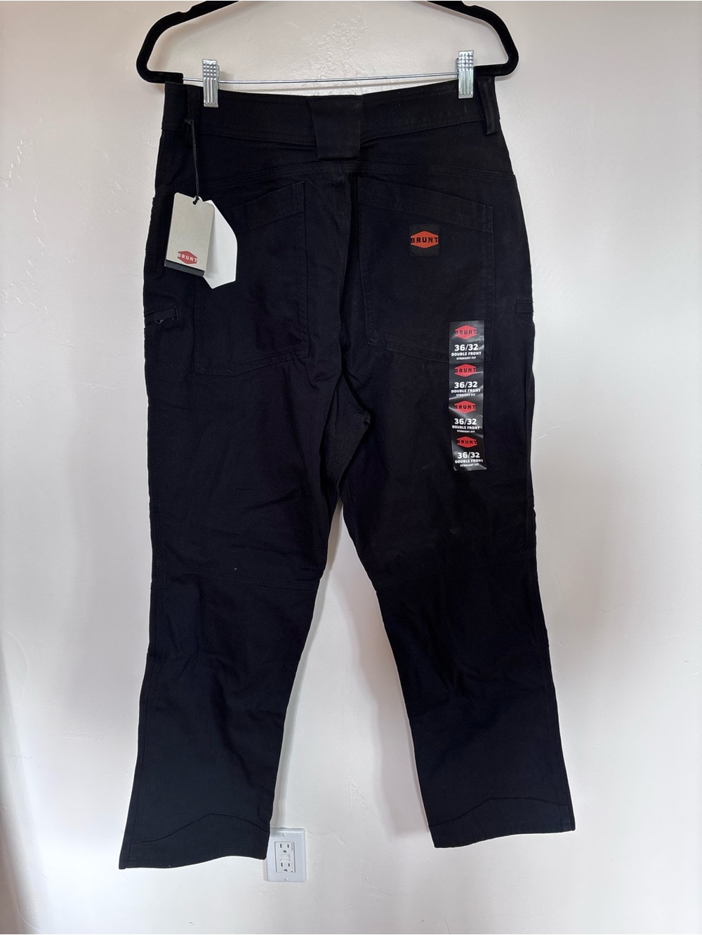 NWT BRUNT Workwear Torra HD Pants Black 36x32 Heavy Duty Work Pants | A11